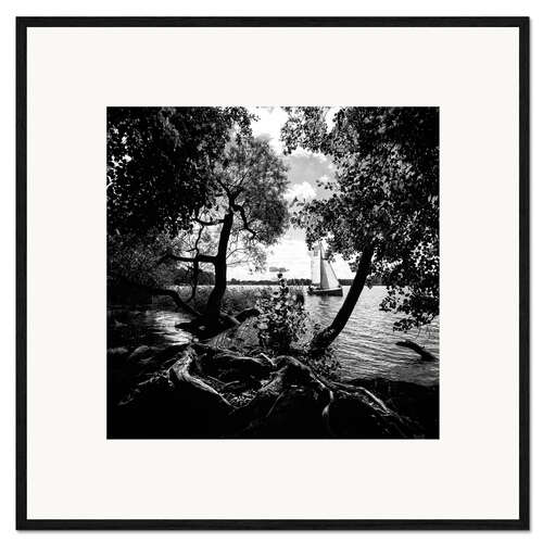 Framed art print Sailboat Near the Shore