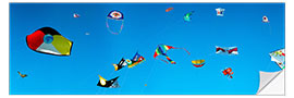 Selvklebende plakat Flying kites