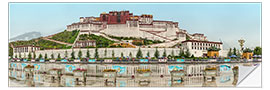 Sticker mural Potala Palace, Lhasa, Tibet