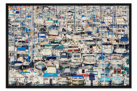 Gerahmter Kunstdruck Vieux-Port, Marseille, Frankreich II