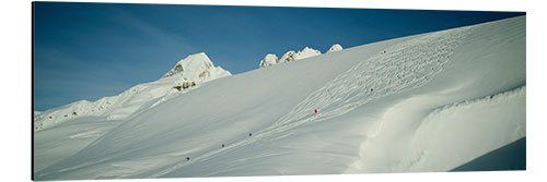 Tableau en aluminium Ski Resort, Caribou Mountains, Canada