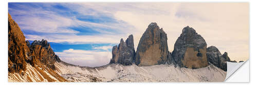 Vinilo para la pared Dolomites Alps, Italy