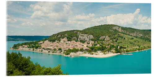 Quadro em acrílico Bauduen, Lake of Sainte-Croix, Provence