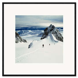 Impresión de arte enmarcada Upper Fox Glacier Westland, New Zealand