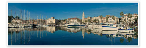 Poster Boote in einem Hafen, Sanary-sur-Mer, Provence