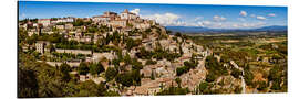 Aluminiumtavla Village of Gordes, Provence-Alpes-Cote D'Azur, France