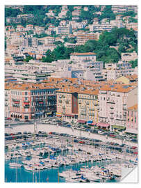 Wall sticker High angle view of boats, Nice, Côte d'Azur