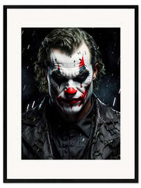 Kunsttryk i ramme Dark Joker