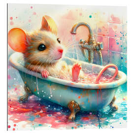 Gallery print A little mouse in the bathtub II