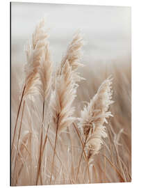 Magnettafel Pampasgras am Meer