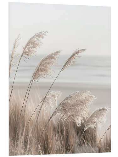 Tableau en PVC Pampas grass on the coast