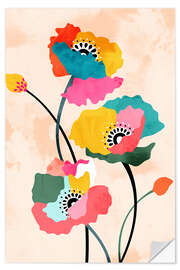 Wall sticker Dopamine Floral