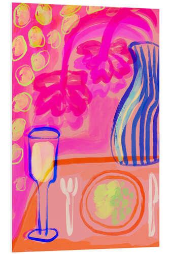 Quadro em PVC Neon Still Life No 6