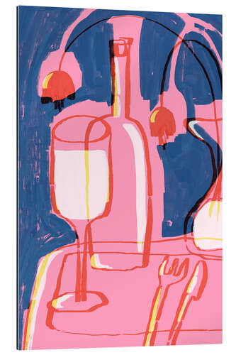 Stampa su plexi-alluminio Neon Still Life No 4