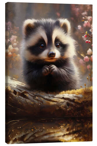 Lienzo Little raccoon