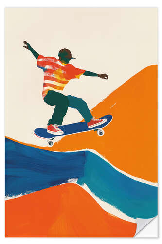 Sisustustarra Guache Skaterboy