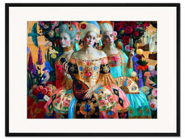 Gerahmter Kunstdruck Paradies