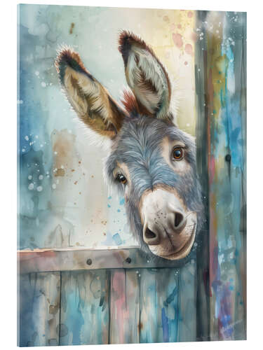 Acrylic print It's me, the Little Donkey!