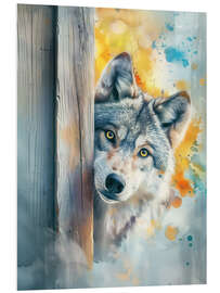 Quadro em PVC It's me, the Wolf!