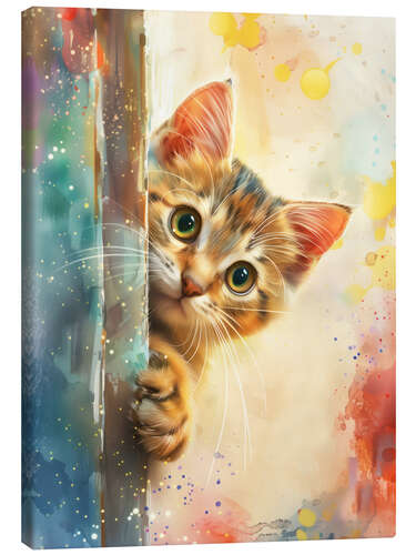 Canvas print It's me, Kitty the Cat!