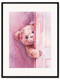 Impresión de arte enmarcada It's me, your Teddy Bear!