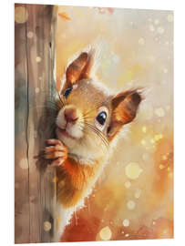 Foam board print It's me, a curious Squirrel!