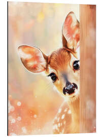 Magnettafel Guck Guck - Ich bin es, das Rehkitz