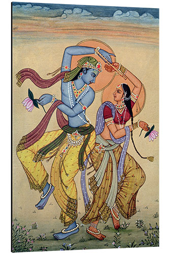 Aluminium print Radha Krishna VI