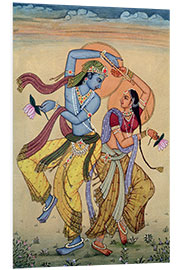 Foam board print Radha Krishna VI