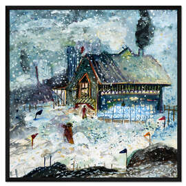 Gerahmter Kunstdruck Ansicht von Simla, 1996