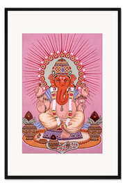 Gerahmter Kunstdruck Ganesh Ganpati V