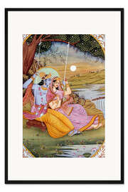 Gerahmter Kunstdruck Radha Krishna V