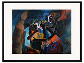 Gerahmter Kunstdruck Ohne Titel, Prabal Roy