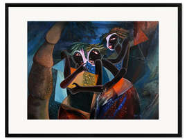 Gerahmter Kunstdruck Ohne Titel, Prabal Roy