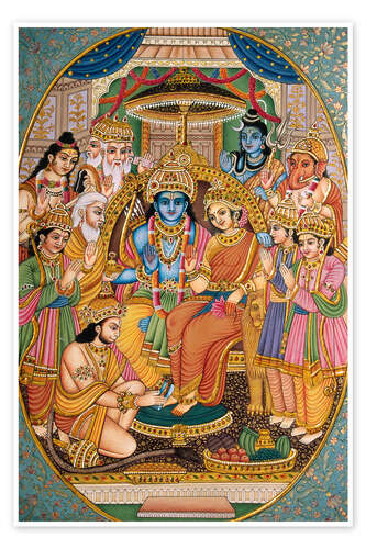 Poster Ram-Darbar with other gods