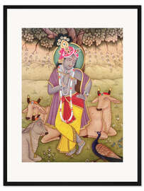 Gerahmter Kunstdruck Shri Krishna