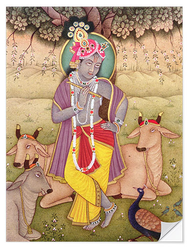 Muursticker Shri Krishna