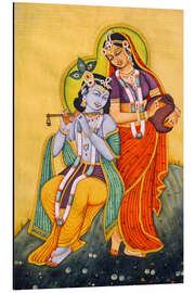 Cuadro de aluminio Radha Krishna IV