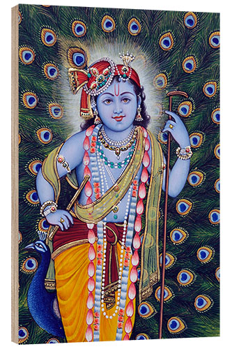 Obraz na drewnie Bal Krishna