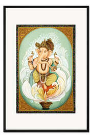 Gerahmter Kunstdruck Ganesh Ganpati IV