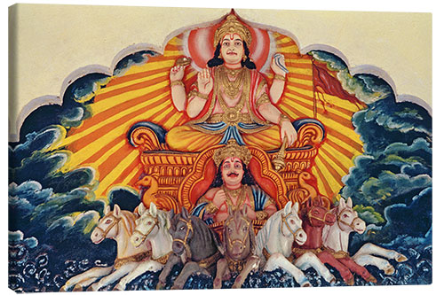 Canvas print Surya Narayan, der Sonnengott