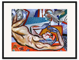 Gerahmter Kunstdruck Ohne Titel, 2005, Tanup Nath