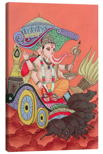 Canvas print Ganesh, the Elephant God