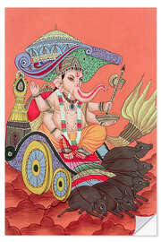 Wandsticker Ganesh, der Elefantengott