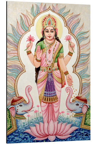 Aluminium print Goddess Laxmi