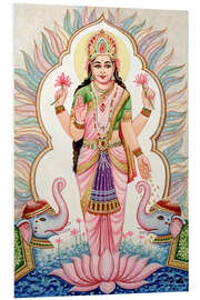 Foam board print Goddess Laxmi