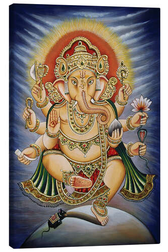 Lerretsbilde Ganesh Ganpati I