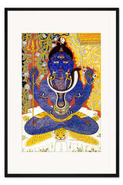 Gerahmter Kunstdruck Gott Shiva Shanker