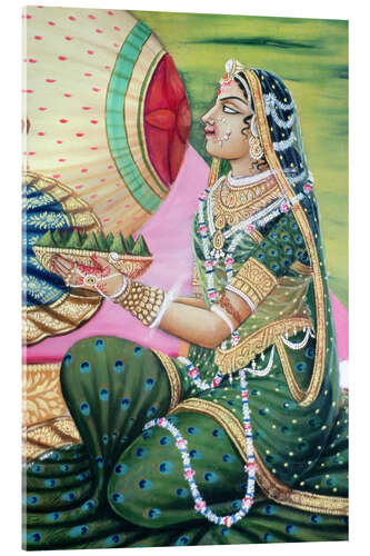Cuadro de metacrilato Radha, one of Krishna's wives
