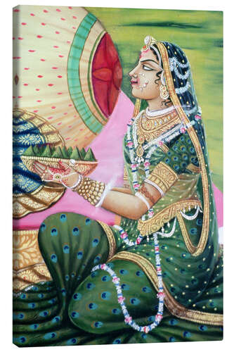 Obraz na płótnie Radha, one of Krishna's wives